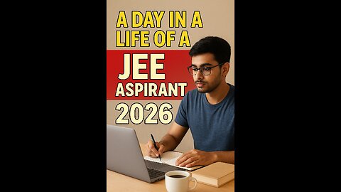 A day in a life of an IIT-JEE ASPIRANT 2026
