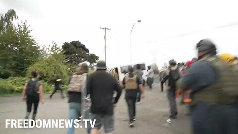 Clashes between Proud Boys and Anti-fa | Portland, Oregon 