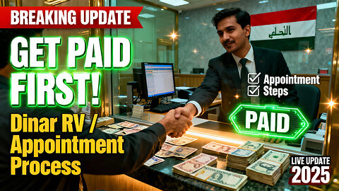 📅 Get Paid First! Step-by-Step Dinar RV Appointment Process 💸 IQD Update 💥 Iraqi Dinar News 2025