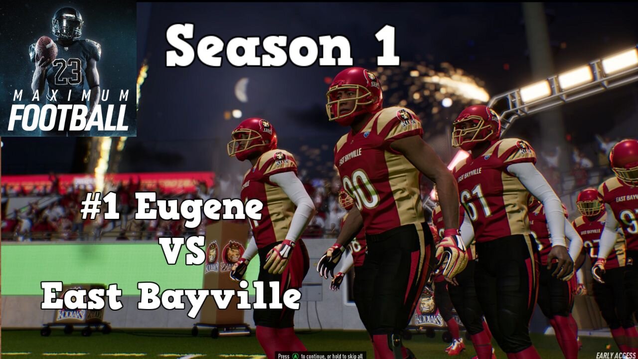 Maximum Football | Dynasty Mode Season 1 | Eugene VS East Bayville