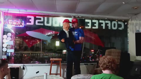 Vance Dykes & Donald Trump @ Austin's Coffee House Winter Park (February 9, 2025)