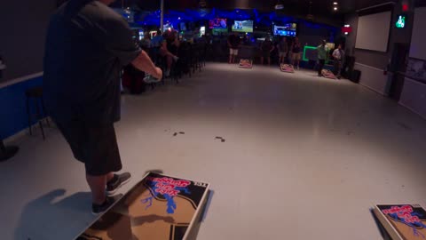 9.8.25 Rix bar n grill, TCL cornhole A/B league week 1 - Match 2