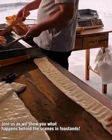 The behind the scenes of food stands!