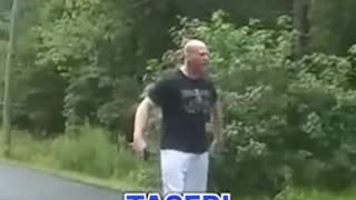 Wild Standoff Between GIANT Jacked Veteran and 8 Cops