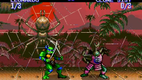 Mega Drive Longplay 395 Teenage Mutant Ninja Turtles - Tournament Fighters