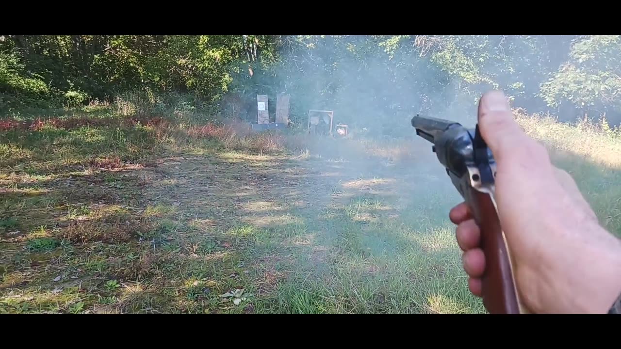 Gunfighter target at 20 yards 1851 navy