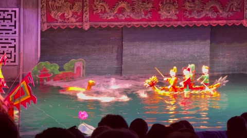 Thang Long Water Puppet Theater in Hanoi, Vietnam