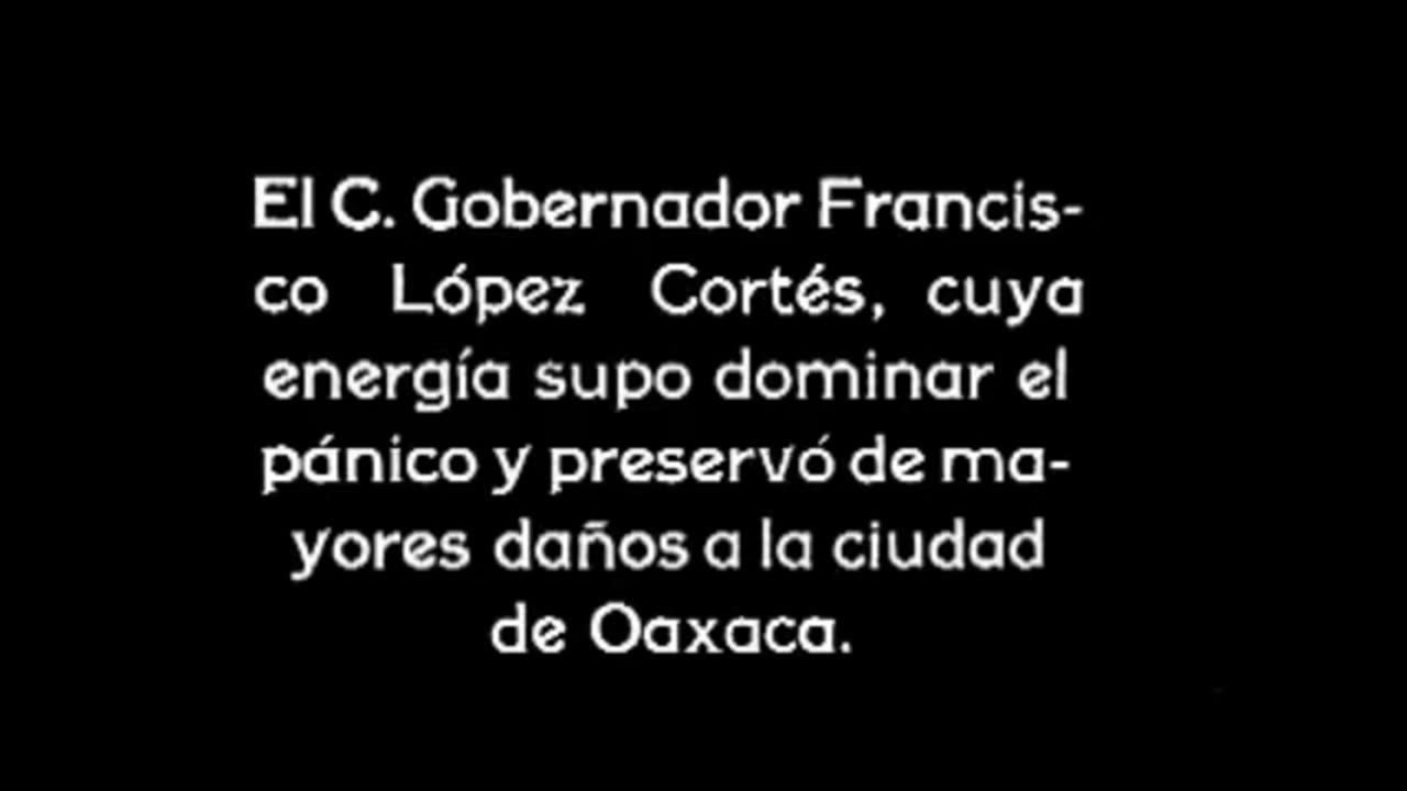 El desastre en Oaxaca