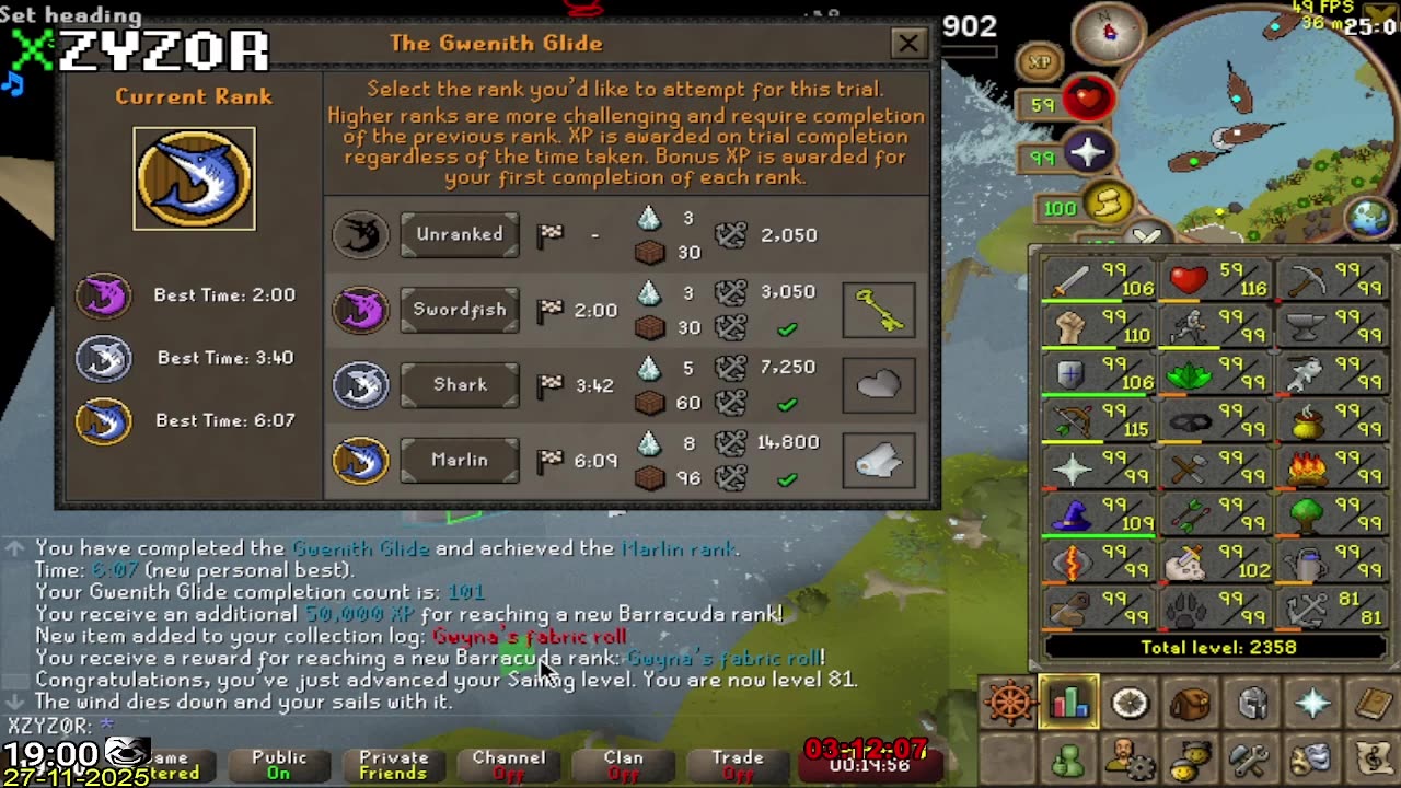 Gwenith Glide - Marlin rank 6:07 - Sailing