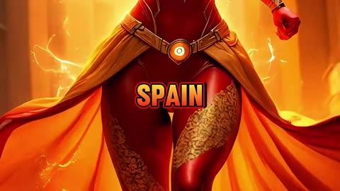 Flash by Country_ Female Speedsters Across the Globe #shorts #theflash #dc