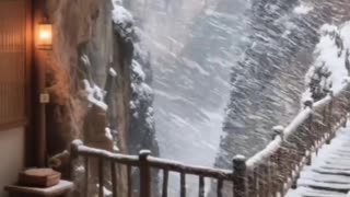 Snowy Cave Resort .