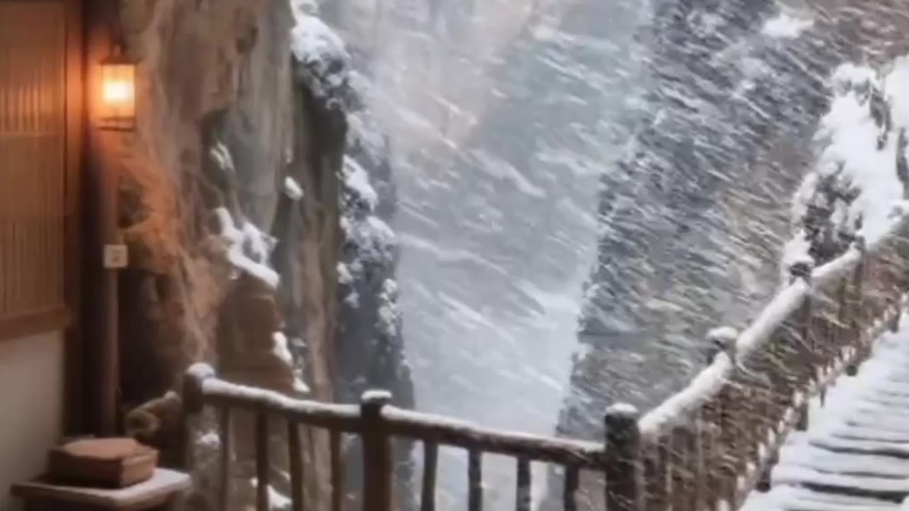 Snowy Cave Resort .
