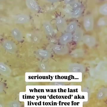 🔥💣🔥 Start watching what you buy and eat, there's a lot of toxic substances & parasites...