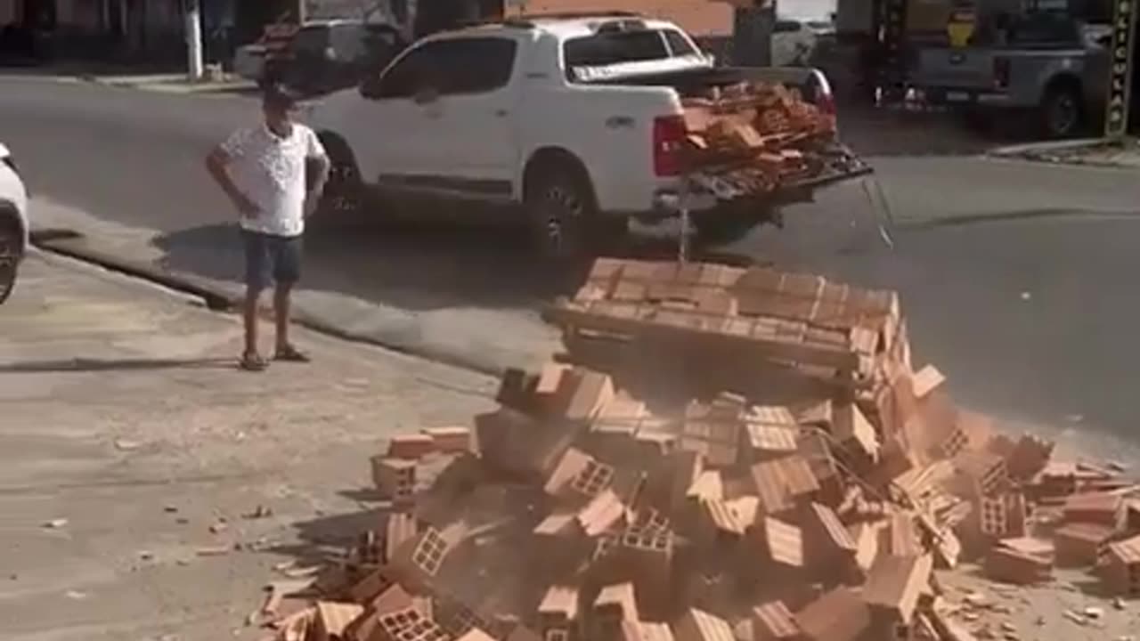 🤣🚚 Wait For The Epic Brick Transport Fail! | FunFM