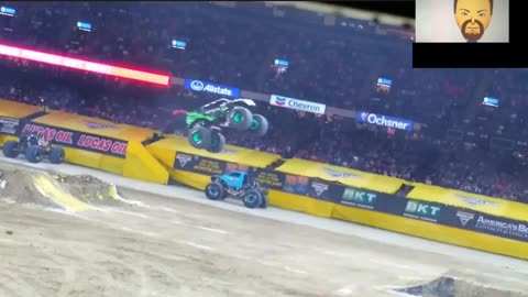 Monster Jam Top 5 Best Freestyle Of All Time (REACTION) (Part 2)