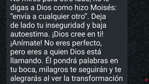 Dios está con vos.