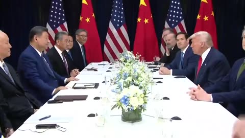Great Meeting Donald Trump and XI Jinping