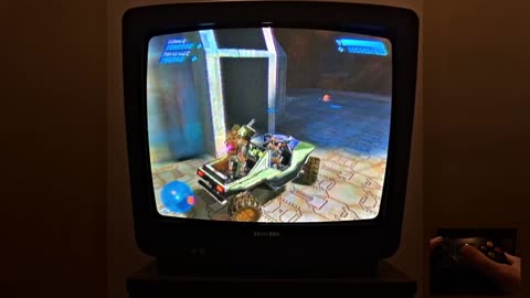 Halo 1 CE Original Xbox CRT TV Walkthrough Part 3