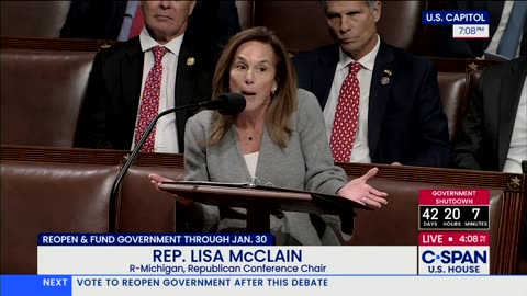 Chairwoman McClain Speaks on the House Floor