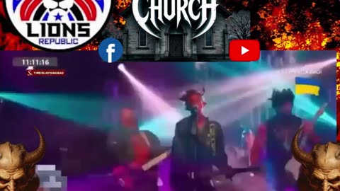 Ukrainians dressed as demons and devils, dancing inside churches and wishing death upon all Russian
