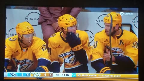 UTA vs NSH - Predators Tied 1-1