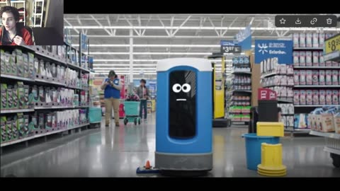 The Robots Work At A Walmart Supercenter Fake Funny Parody Video With Live Commentary