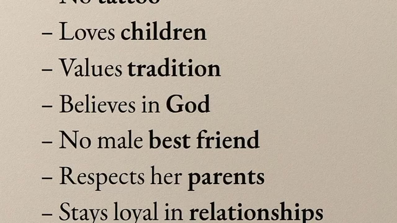 Green flags in a woman