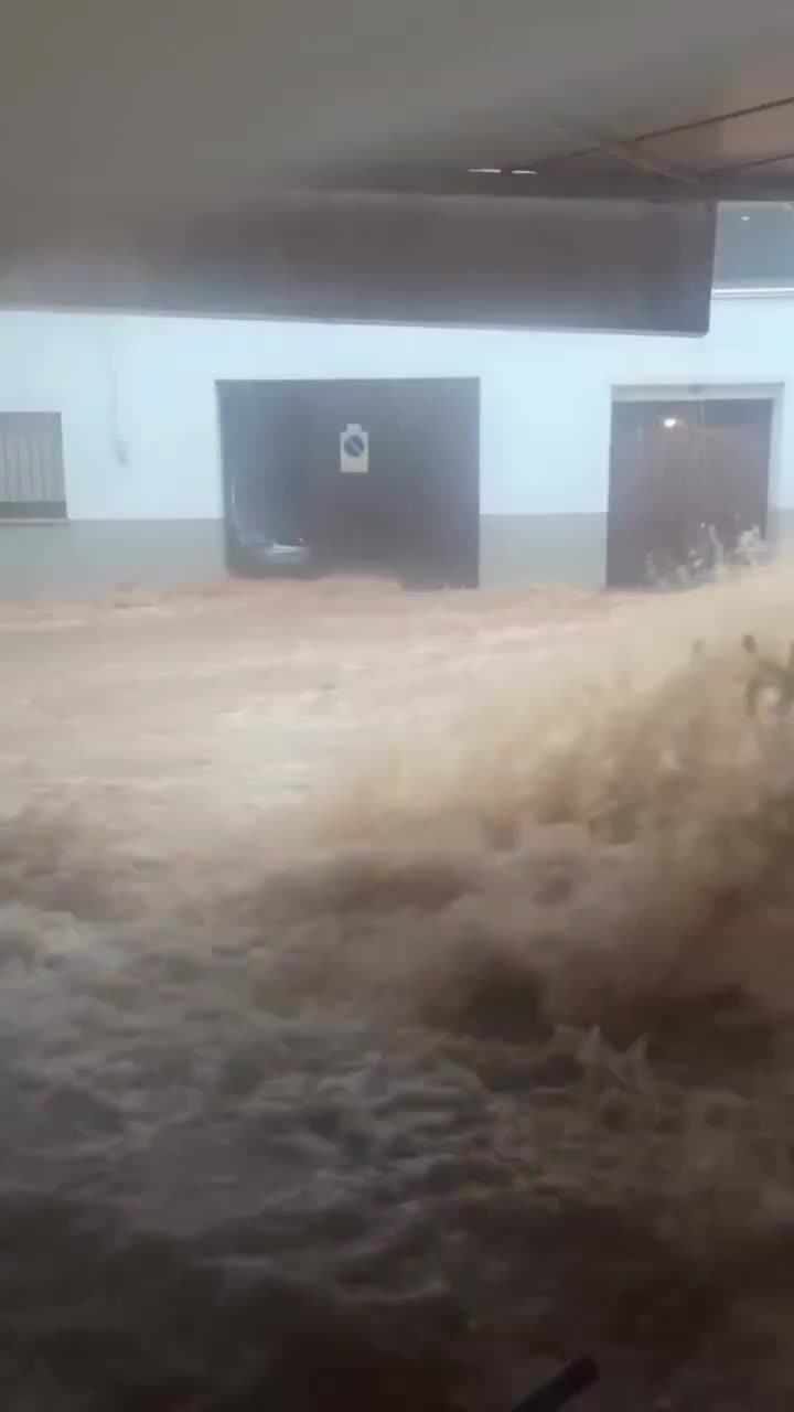 Major flooding hits La Ràpita, Montsià. (Catalonia, Spain)