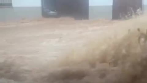 Major flooding hits La Ràpita, Montsià. (Catalonia, Spain)