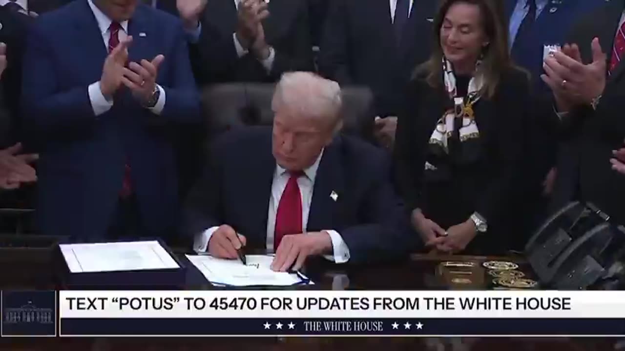 BREAKING: President Trump has officially signed the CR to RE-OPEN the government