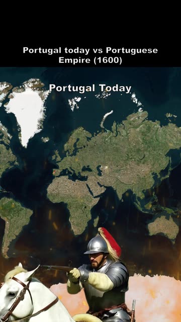 Portugal today vs Portuguese Empire (1600)
