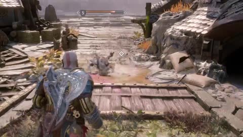 Another finisher move with the Draupnir Spear.