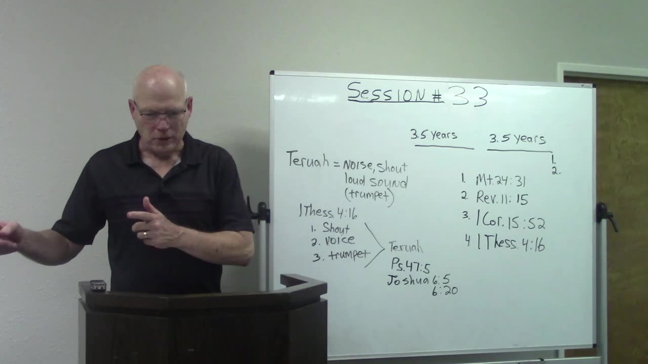 Session #33 End Times/Prophecy - Trumpets and the Return of Christ - Yom Teruah