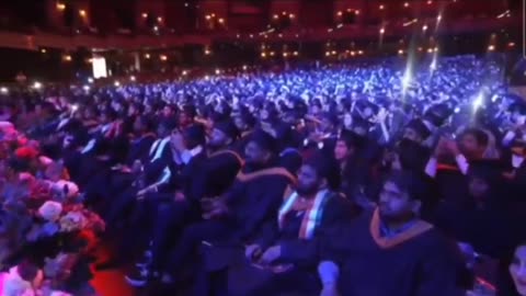 Entire graduation hall at St. Francis College was filled with Day-1 CPT foreign students from India