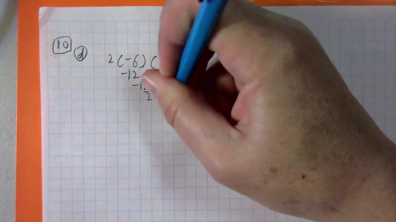 Saxon Algebra 1 Lesson 10 (d)