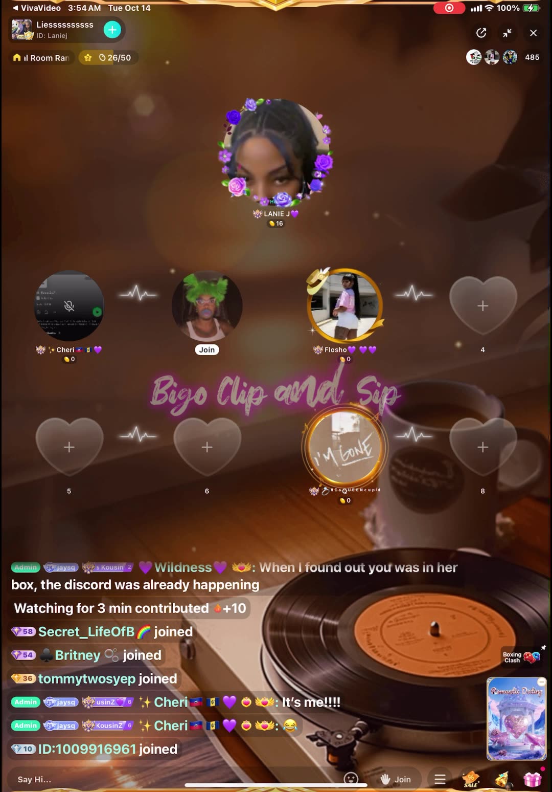 Lanie live giving a rebuttal on Rae w/Carbon Nation-Toni n more 10/14/25 #bigoclipandsip