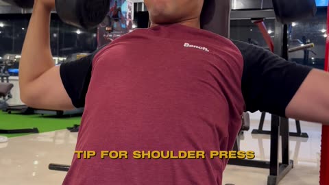 Tip for shoulder press | Build Strong, Defined Shoulders