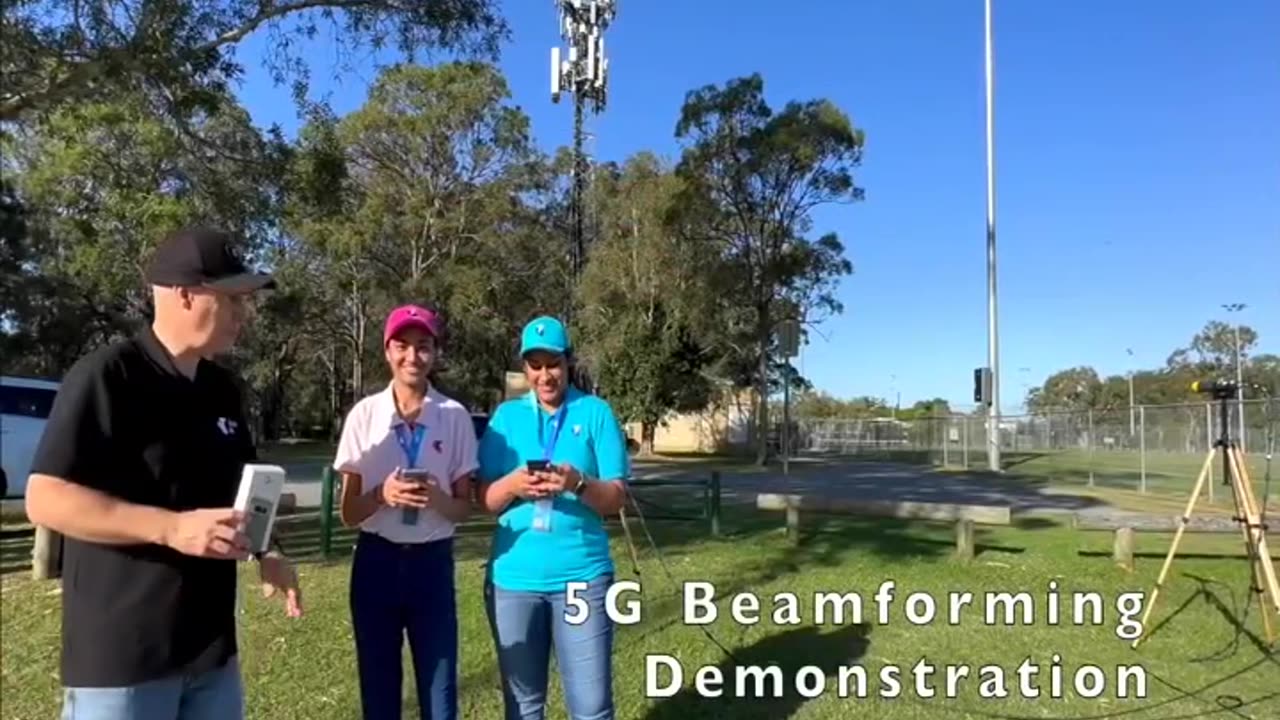 SHOCKING BEAM FORMING DEMONSTRATION FROM TELSTRA PUTS PEOPLE INTO PANIC MODE