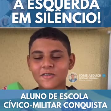 Aluno de escola cívico-militar conquista 1º lugar no vestibular