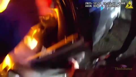 Police and firefighters rescue woman from burning car in Walla Walla