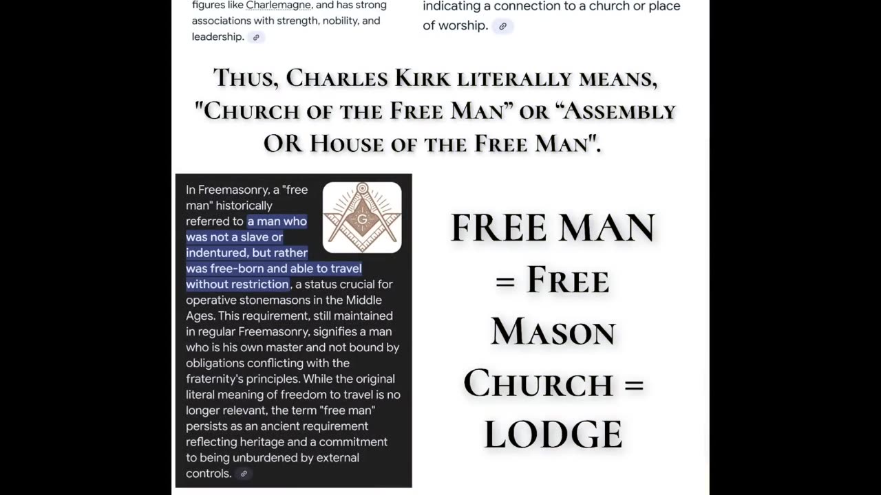 The Ritual Sacrifice of Charlie Kirk: Unveiling the Masonic Script