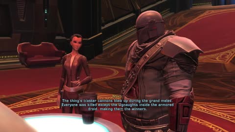 SWTOR: Star Wars: The Old Republic MMO: Darkside Male Bounty Hunter Class Story