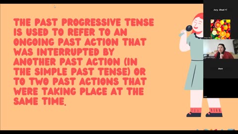 past continuous tense
