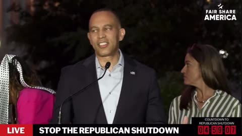 Rep. Hakeem Jeffries is still crying over the meme Trump posted last night: