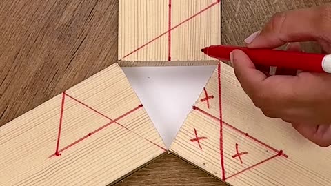 Quick hack for perfect wood lining