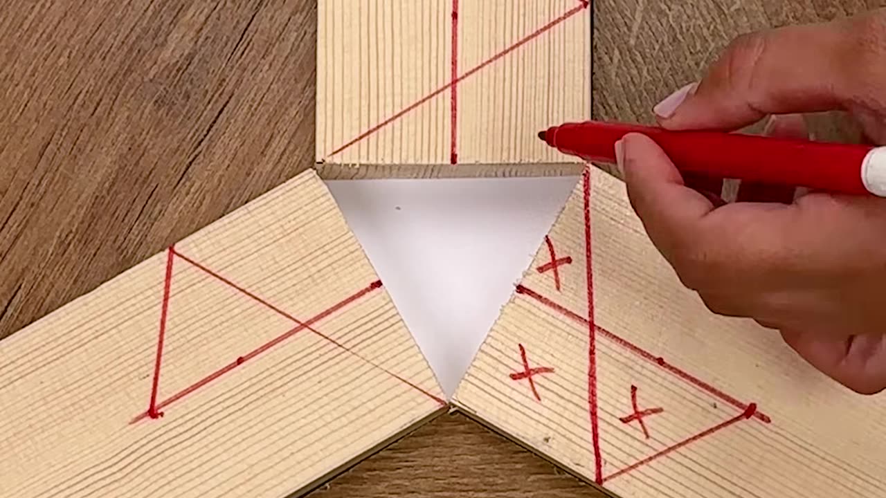 Quick hack for perfect wood lining