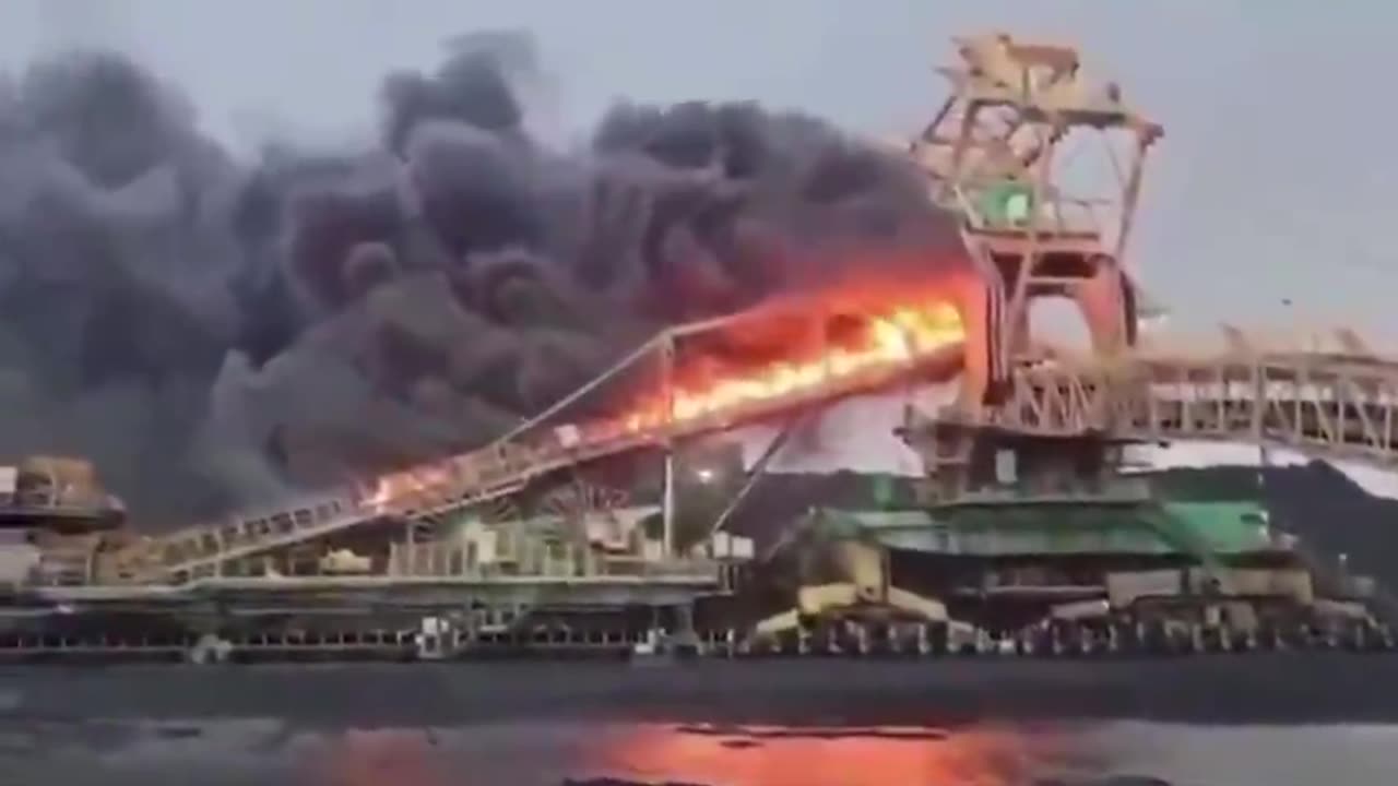 Canada: The highest volume coal export terminal in all of Canada in flames…