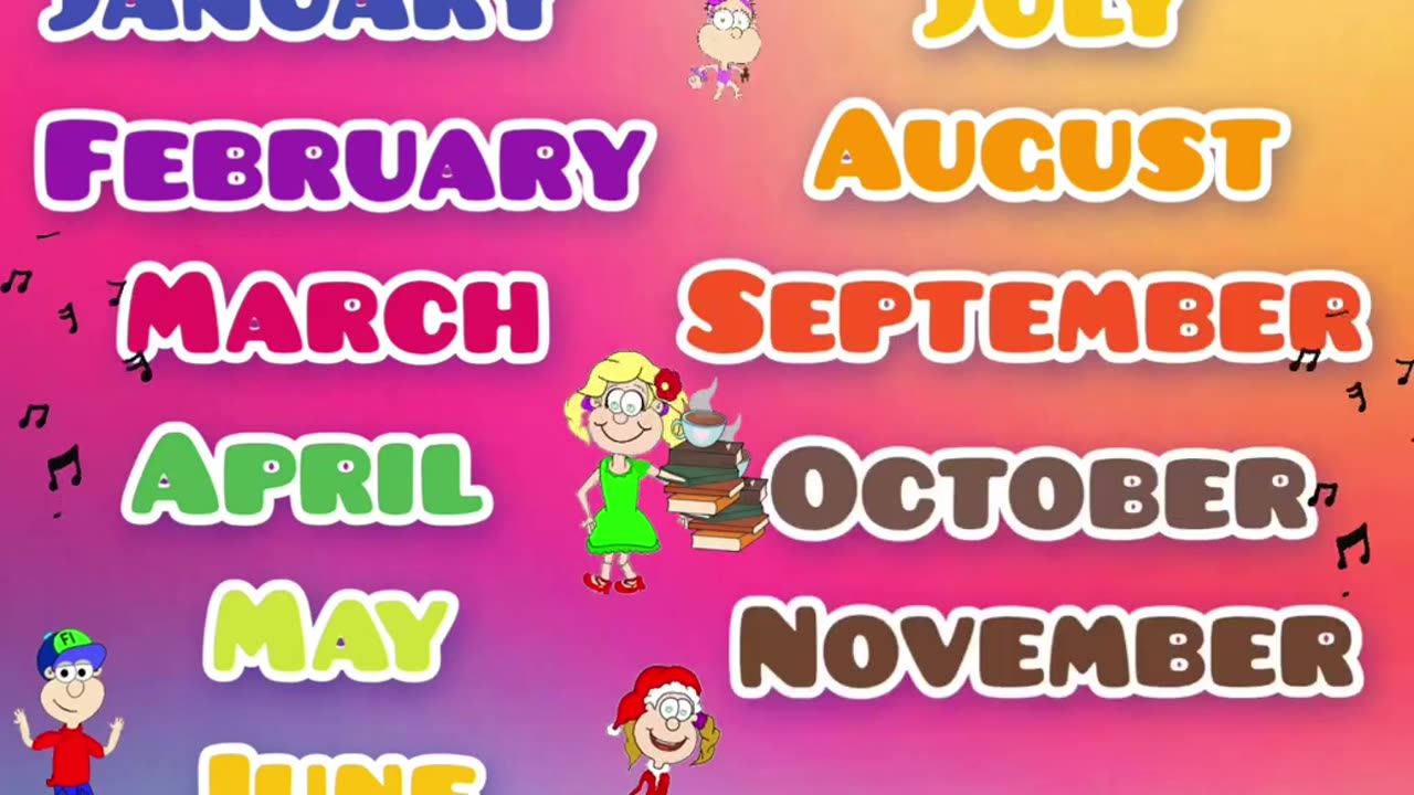 Months of the Year Song for Kids | Learn Months with Gitte | Fun Educational Song for Toddlers