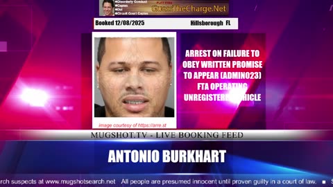 Mugshot TV - Live Arrest Booking Video Stream