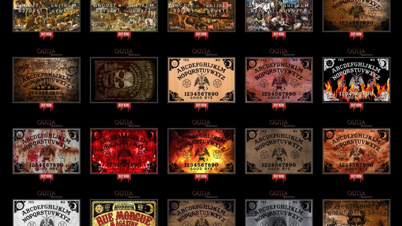 Ouija Boards at QuittingHeaven.com 100 Designs to Choose From Link Below